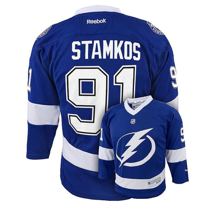 Boys 8-20 Reebok Tampa Bay Lightning Steven Stamkos Nhl Replica Jersey, Boy's, Size: L-xl, Blue