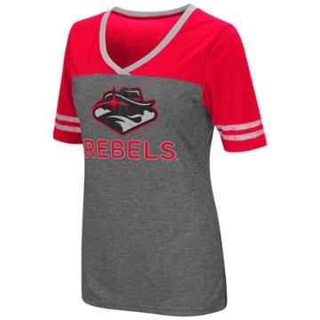 Women's Campus Heritage Unlv Rebels Varsity Tee, Size: Large, Silver