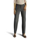 Women's Lee Original All Day Relaxed Fit Pants, Size: 6 Avg/reg, Black