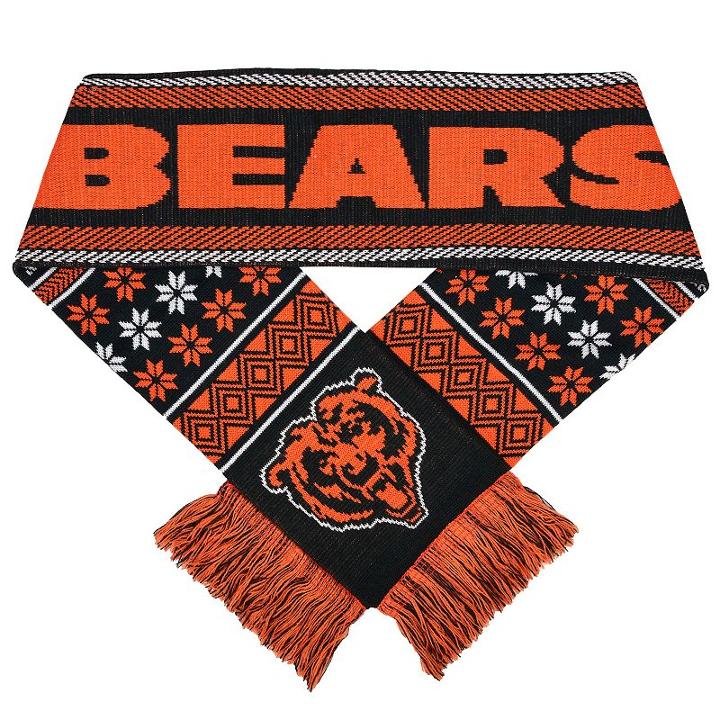 Adult Forever Collectibles Chicago Bears Lodge Scarf, Multicolor