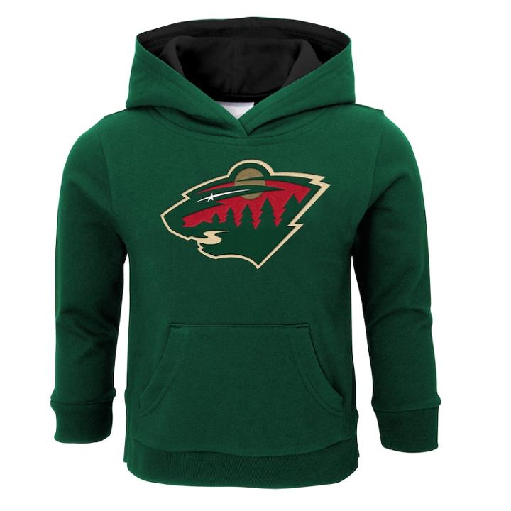 Boys 4-7 Minnesota Wild Prime Hoodie, Size: M(5/6), Green