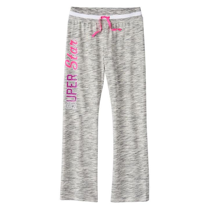 Girls Plus Size So&reg; French Terry Sweatpants, Girl's, Size: 20 1/2, Med Grey