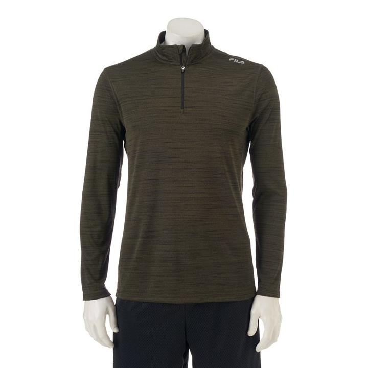 Men's Fila Sport&reg; Heathered Pullover, Size: Large, Green Oth