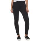 Women's Sonoma Goods For Life&trade; Pull-one Ponte Pants, Size: Medium, Black