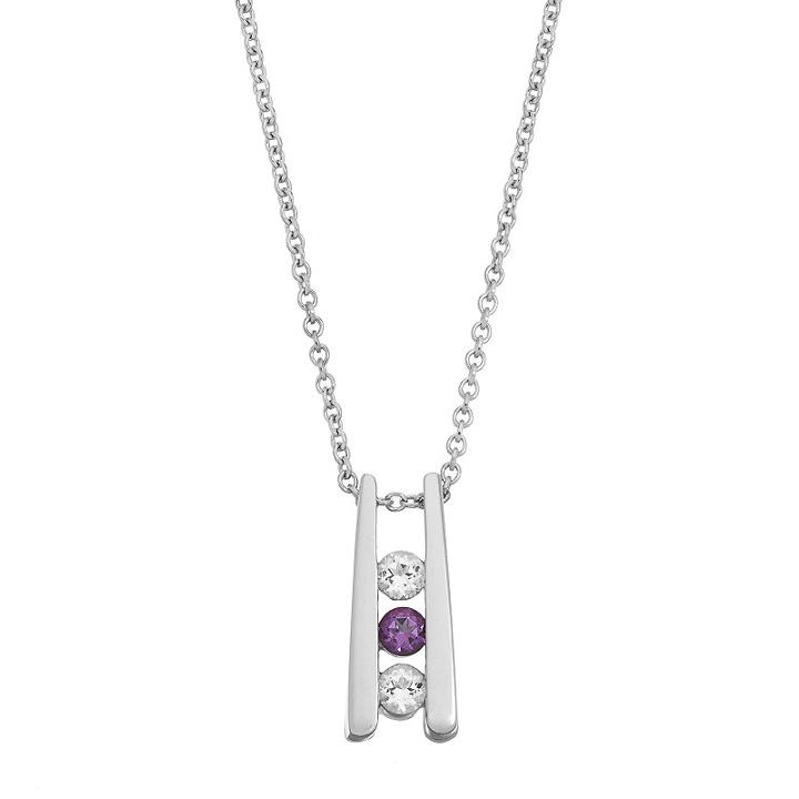 Survivor Collection Grateful Topaz Pendant, Women's, Size: 16, Purple