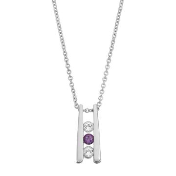 Survivor Collection Grateful Topaz Pendant, Women's, Size: 16, Purple