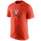 Men's Nike Virginia Cavaliers Logo Tee, Size: Large, Orange