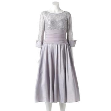 Women's Jessica Howard Glitter Lace Evening Dress, Size: 10, Silver