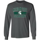 Men's Michigan State Spartans Splitter Tee, Size: Xl, Grey (charcoal)