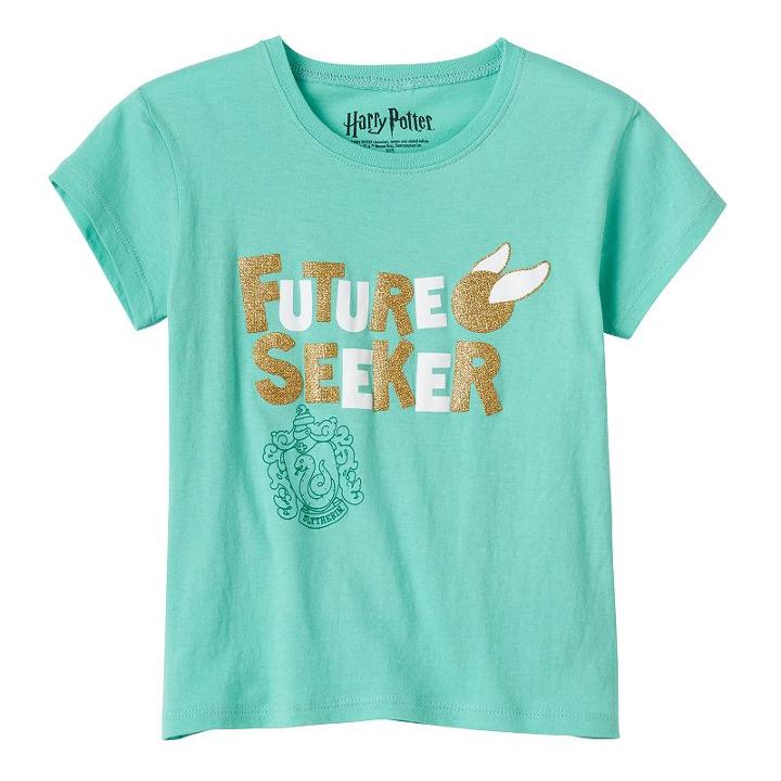 Girls 7-16 J.k. Rowling Future Seeker Graphic Tee, Girl's, Size: Large, Green