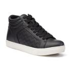 So&reg; Women's Perforated High-top Sneakers, Size: Medium (9), Black