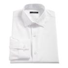 Men's Marc Anthony Slim-fit No-iron Dress Shirt, Size: 17.5-34/35, White