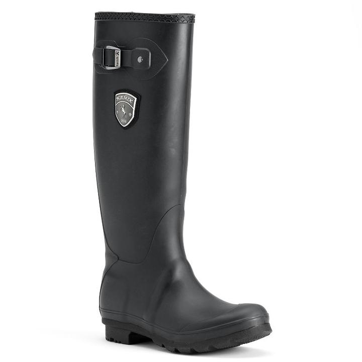 Kamik Jennifer Women's Waterproof Rain Boots, Size: Medium (11), Black