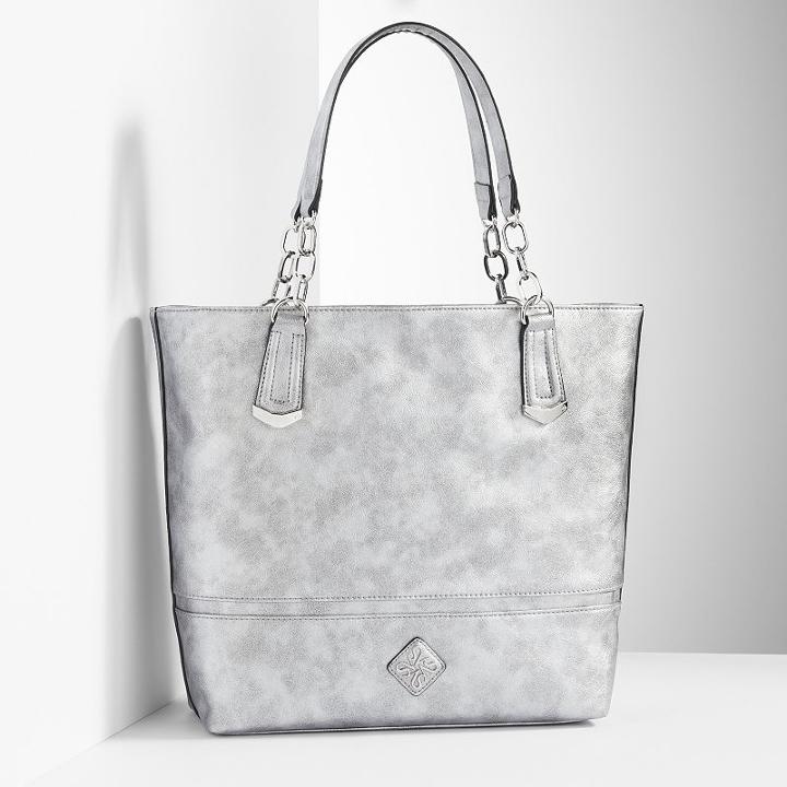 Simply Vera Vera Wang Catherine Tote, Women's, Grey