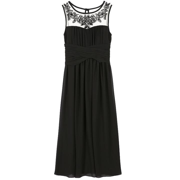 Girls 7-16 Speechless Embellished Illusion Neckline Maxi Dress, Size: 7, Oxford