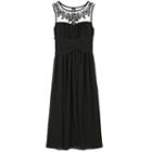 Girls 7-16 Speechless Embellished Illusion Neckline Maxi Dress, Size: 7, Oxford