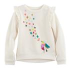 Girls 4-10 Jumping Beans&reg; Ruffle Pullover, Size: 7, White Oth