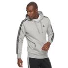 Men's Adidas Essential Pullover Hoodie, Size: Large, Med Grey