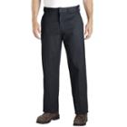 Men's Dickies Relaxed Straight Fit Twill Work Pants, Size: 38x34, Black