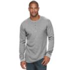 Big & Tall Sonoma Goods For Life&trade; Slim-fit Thermal Performance Henley, Men's, Size: Xxl Tall, White