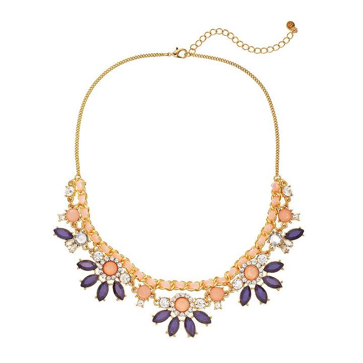 Lc Lauren Conrad Necklace, Women's, Grey