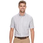 Men's Croft & Barrow&reg; Classic-fit Easy-care Button-down Shirt, Size: Xxl, Grey