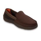 Dearfoams Men's Mesh Moccasin Slippers, Size: Medium, Lt Brown
