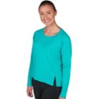Women's Jockey Sport Nova Long Sleeve Top, Size: Medium, Green Oth