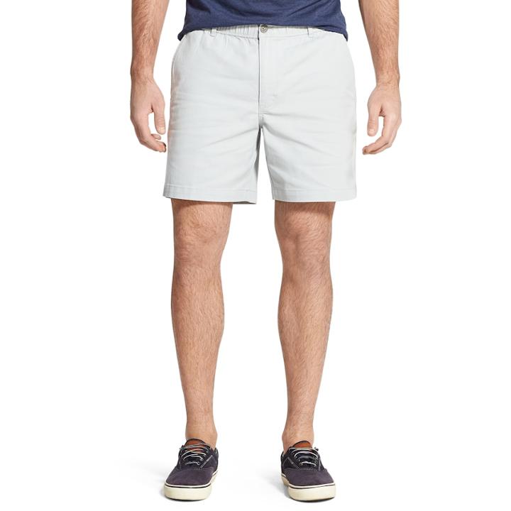Men's Izod Classic-fit 7-inch Stretch Fashion Shorts, Size: Xl, Light Grey