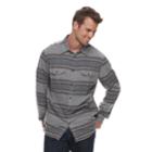 Men's Sonoma Goods For Life&trade; Modern-fit Plaid Flannel Button-down Shirt, Size: Small, Med Grey