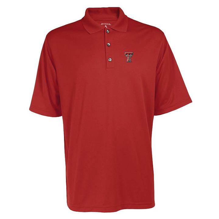 Men's Texas Tech Red Raiders Exceed Desert Dry Xtra-lite Performance Polo, Size: Xxl