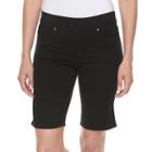 Petite Croft & Barrow&reg; Pull-on Bermuda Shorts, Women's, Size: 6 Petite, Black