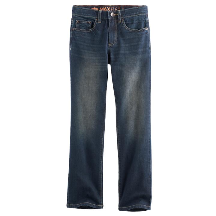 Boys 8-20 Urban Pipeline Maxflex Straight Leg Jeans, Size: 14, Brt Green