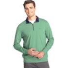 Men's Izod Saltwater Classic-fit Fleece Quarter-zip Pullover, Size: Xxl, Green