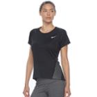 Women's Nike Dry Miler Flash Running Top, Size: Xl, Grey (charcoal)
