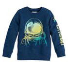 Boys 4-7x Sonoma Goods For Life&trade; Heathered Pullover Sweatshirt, Size: 7x, Dark Blue