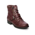 So&reg; Hackberry Women's Ankle Boots, Size: 7.5, Red