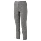 Women's Studio 253 Geometric Ankle Dress Pants, Size: 4, Oxford