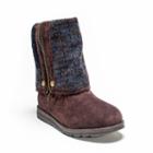 Muk Luks Demi Women's Knee-high Boots, Girl's, Size: 6, Dark Brown