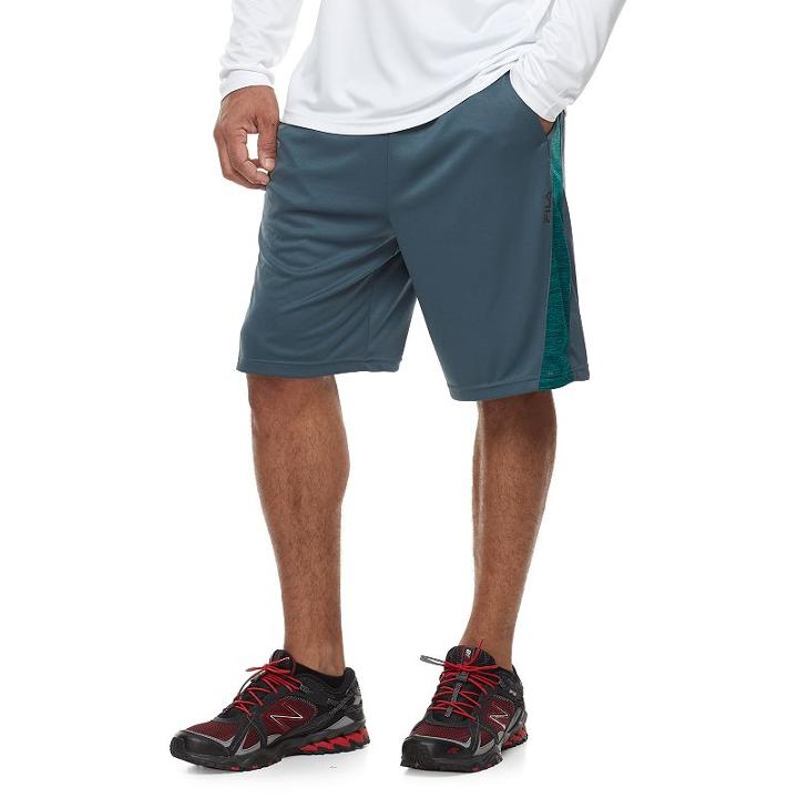 Big & Tall Fila Sport&reg; Training Shorts, Men's, Size: Xxl Tall, Dark Grey