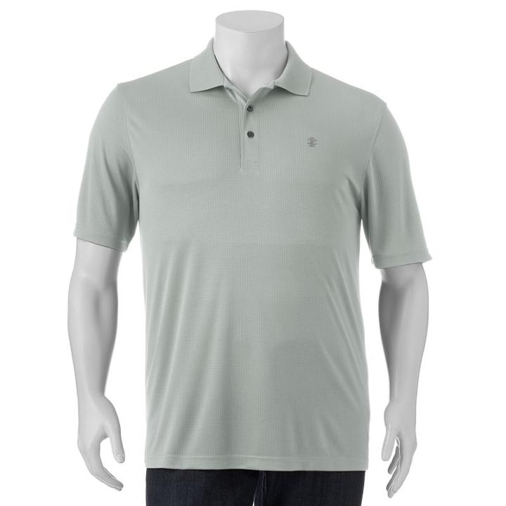 Big & Tall Izod Champion Classic-fit Grid Performance Golf Polo, Men's, Size: 4xb, Light Grey