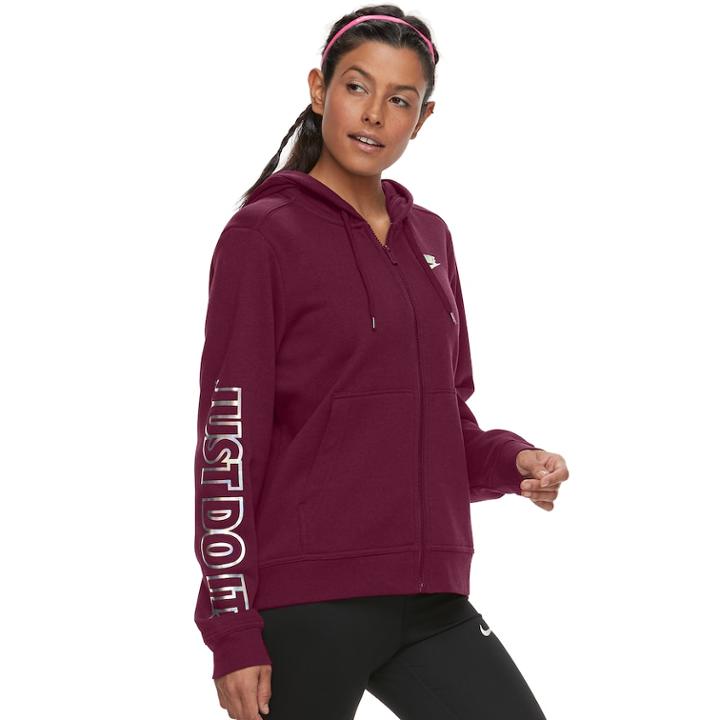 Women's Nike Sportswear Hoodie, Size: Small, Dark Red