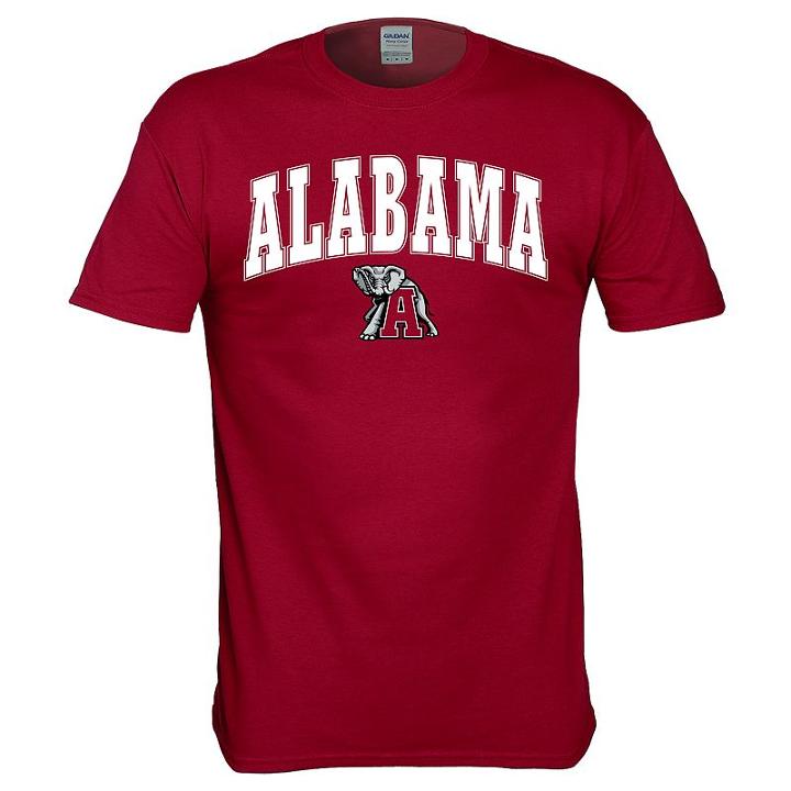 Men's Alabama Crimson Tide Archway Tee, Size: Medium, Dark Red