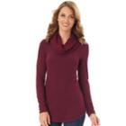 Women's Apt. 9&reg; Cowlneck Pullover, Size: Xl, Med Purple