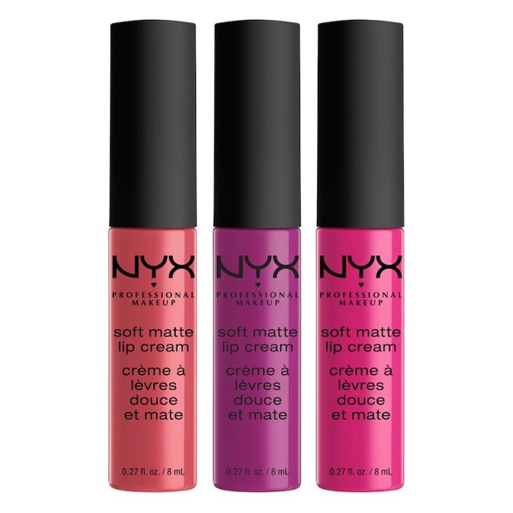 Nyx Professional Makeup Soft Matte Lip Cream Set 11, Multicolor