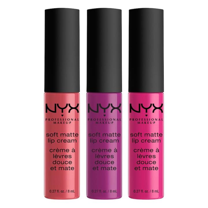 Nyx Professional Makeup Soft Matte Lip Cream Set 11, Multicolor