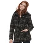 Juniors' Urban Republic Hooded Toggle Coat, Teens, Size: Medium, Dark Grey