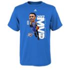 Boys 8-20 Adidas Oklahoma City Thunder Russell Westbrook League Mvp Tee, Size: Xl(18/20), Blue