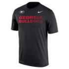 Men's Nike Georgia Bulldogs Legend Staff Sideline Dri-fit Tee, Size: Xl, Black