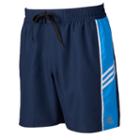 Men's Adidas Colorblock Microfiber Volley Swim Trunks, Size: Xl, Blue (navy)